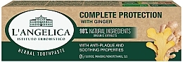 Fragrances, Perfumes, Cosmetics Toothpaste with Ginger Extract - L'Angelica Complete Protection With Ginger Toothpaste