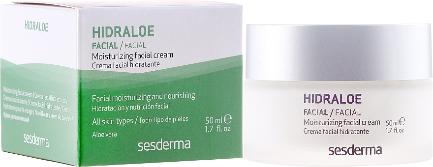 Moisturizing Face Cream - SesDerma Laboratories Hidraloe Moisturizing Face Cream — photo N1