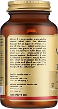 Vitamin C with Rose Hips Dietary Supplement, 1000mg - Solgar Vitamin C With Rose Hips 1000mg — photo N2