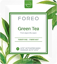 Cleansing Green Tea Face Mask - Foreo UFO Activated Mask Purifying Green Tea — photo N2