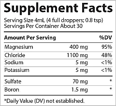 Fragrances, Perfumes, Cosmetics Ionic Magnesium Dietary Supplement 400 MG - Trace Minerals Ionic Magnesium 400mg