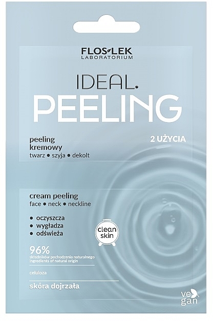 Peeling Cream for Face, Neck & Décolleté - Floslex Ideal Peeling — photo N1