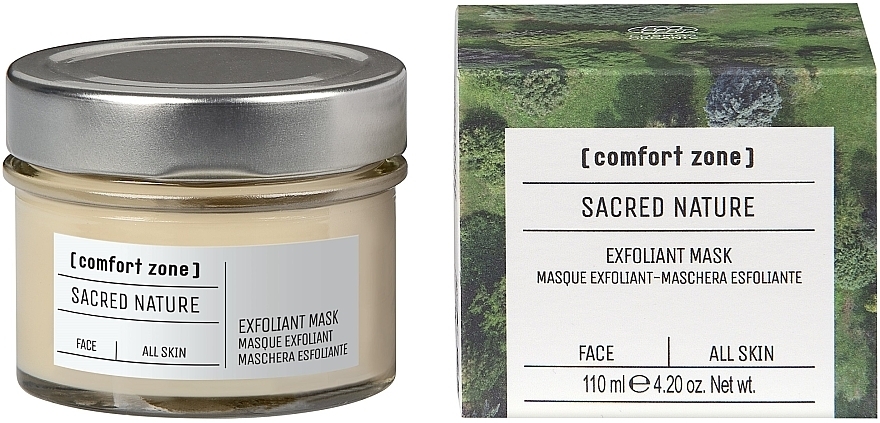 Brightening Face Mask - Comfort Zone Sacred Nature Exfoliant Mask — photo N1