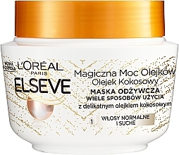 Fragrances, Perfumes, Cosmetics Hair Mask "Oil Magic Power" - L'Oreal Paris Elseve Mask