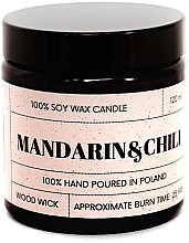 Scented Soy Candle 'Mandarin & Chili' - Koszyczek Natural Mandarin & Chili — photo N1