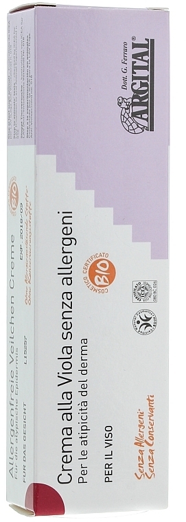 Allergen-Free Violet Face Cream - Argital Allergen-free Violet cream for face — photo N2