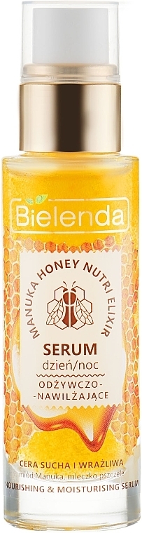 Nourishing Moisturising Face Serum - Bielenda Manuka Honey Nutri Elixir Serum — photo N3