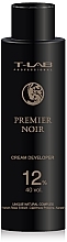 Fragrances, Perfumes, Cosmetics Cream Developer 12% - T-LAB Professional Premier Noir Cream Developer 40 vol. 12%