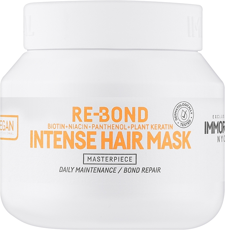 Intensive Hair Mask - Immortal NYC Vegan Re Bond Intense Hair Mask — photo N1