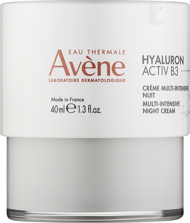 Multi-Intensive Night Face Cream - Avene Hyaluron Activ B3 Multi-Intensive Night Cream — photo N1