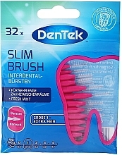 Interdental Brushes, 0.45 mm, Pack of 32 - DenTek Slim Brush — photo N1