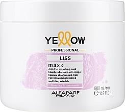 Smoothing Hair Mask - Alfaparf Yellow Liss Anti-Frizz Smoothing Mask — photo N1