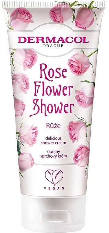Shower Cream "Rose" - Dermacol Rose Flower Shower Cream — photo N1