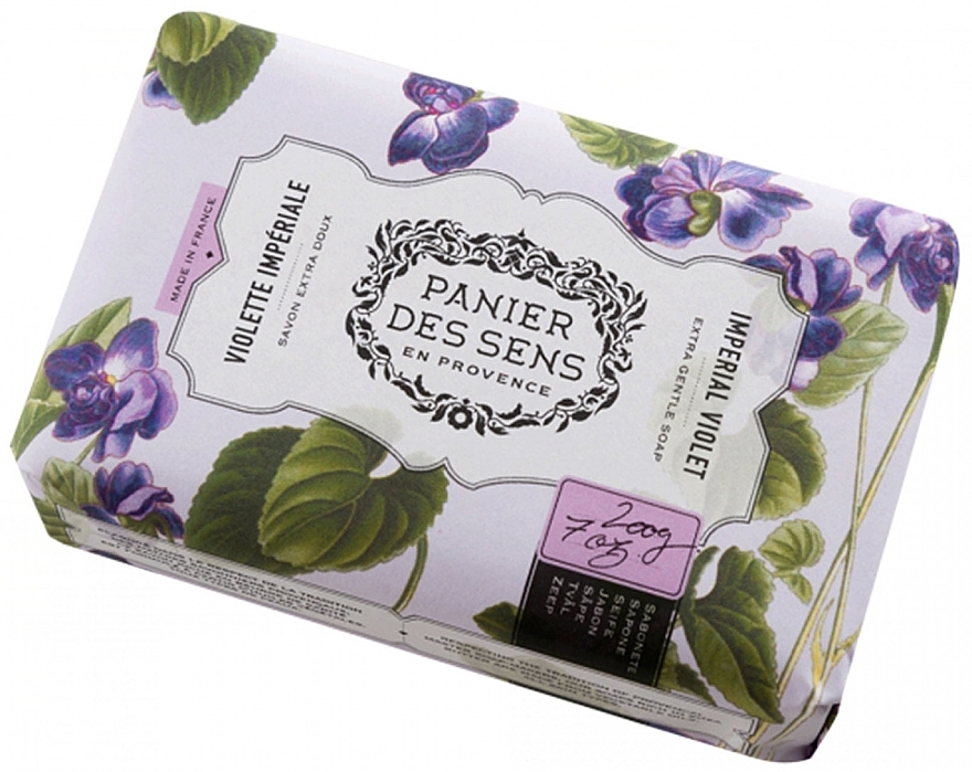 Soap - Panier Des Sens Extra Fine Natural Soap With Shea Butter Imperial Violet — photo N2