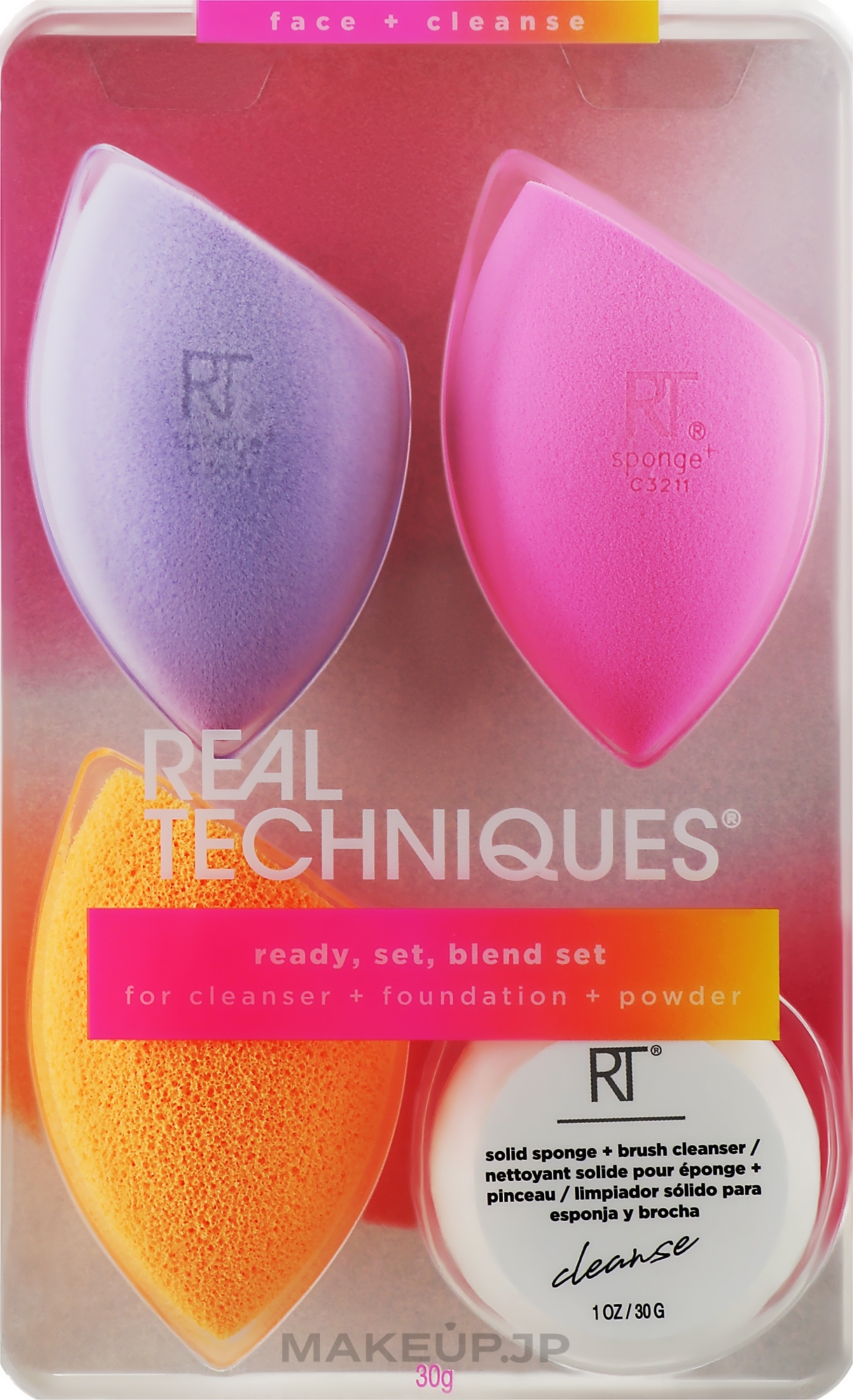 Makeup Sponge Set - Real Techniques Chroma Ready Set Blend Set — photo 4 szt.