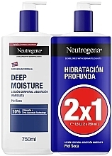 Fragrances, Perfumes, Cosmetics Set - Neutrogena Deep Moisturising Body Lotion (b/lot/2x750ml)