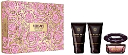 Fragrances, Perfumes, Cosmetics Versace Crystal Noir - Set (edp/50ml + b/lot/50ml + sh/gel/50ml)