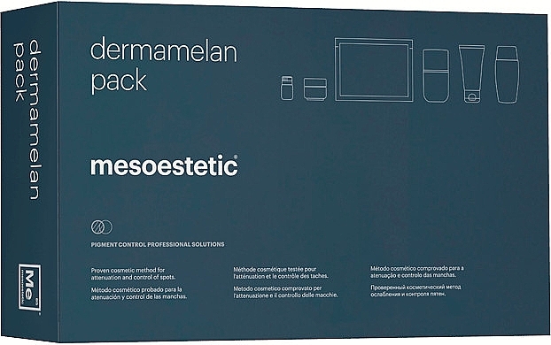 Set, 6 products - Mesoestetic Dermamelan Pack Depigmentation Treatment — photo N1