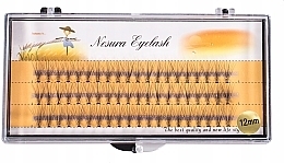 Fragrances, Perfumes, Cosmetics False Lashes C 12 mm, 60 pcs - Nesura Eyelash Premium