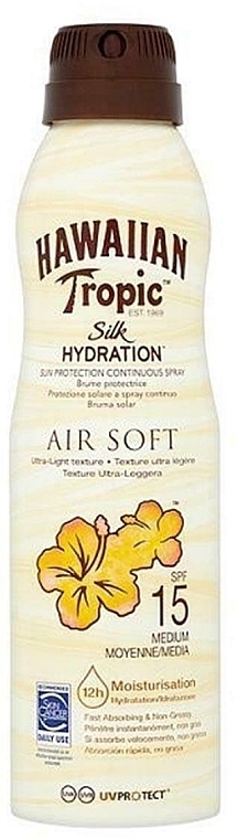 Sun Body Spray - Hawaiian Tropic Silk Hydration Air Soft Protective Mist SPF 15 — photo N1