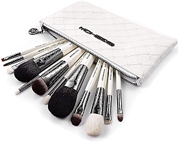 Makeup Brush Set, 12pcs - Eigshow Classic Makeup Brush Kit Light Gun Black — photo N9