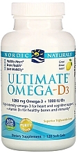 Fragrances, Perfumes, Cosmetics Dietary Supplement "Omega D3" - Nordic Naturals Ultimate Omega-D3 Lemon
