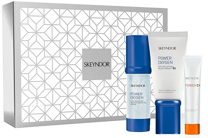 Skeyndor Power Oxygen Christmas Set (ser/30ml + cr/50ml + eye/cr/15ml) - Set — photo N1