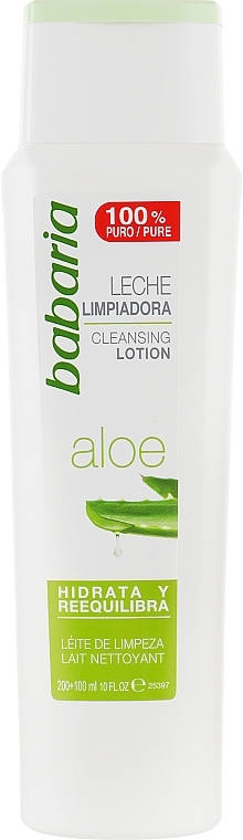 Cleansing Aloe Vera Lotion - Babaria Aloe Vera Cleansing Lotion — photo N1