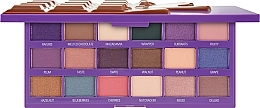 Fragrances, Perfumes, Cosmetics Eyeshadow Palette - I Heart Revolution Chocolate Eyeshadow Palette Fruit and Nut