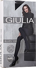 Fragrances, Perfumes, Cosmetics Tights "Blues 3D" 100 Den, nero - Giulia
