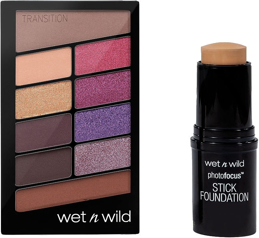 Makeup Set - Wet n Wild Ready To Selfie (foundation 12 g + eyeshadows 10 g) — photo N1