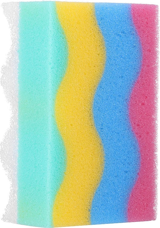 Rectangular Bath Sponge, Rainbow - Cari — photo N1