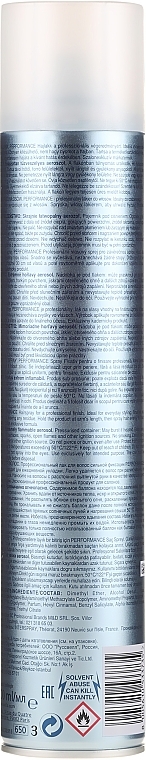 Strong Hold Hair Spray - Wella Professionals Performance Hairspray — photo N10