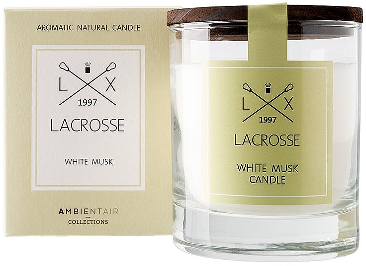 Scented Candle - Ambientair Lacrosse White Musk Candle — photo N3