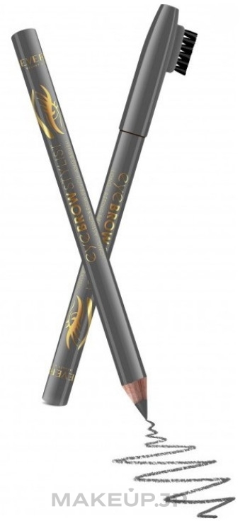 Brow Pencil with Brush - Revers Eye Brow Stylist  — photo Black