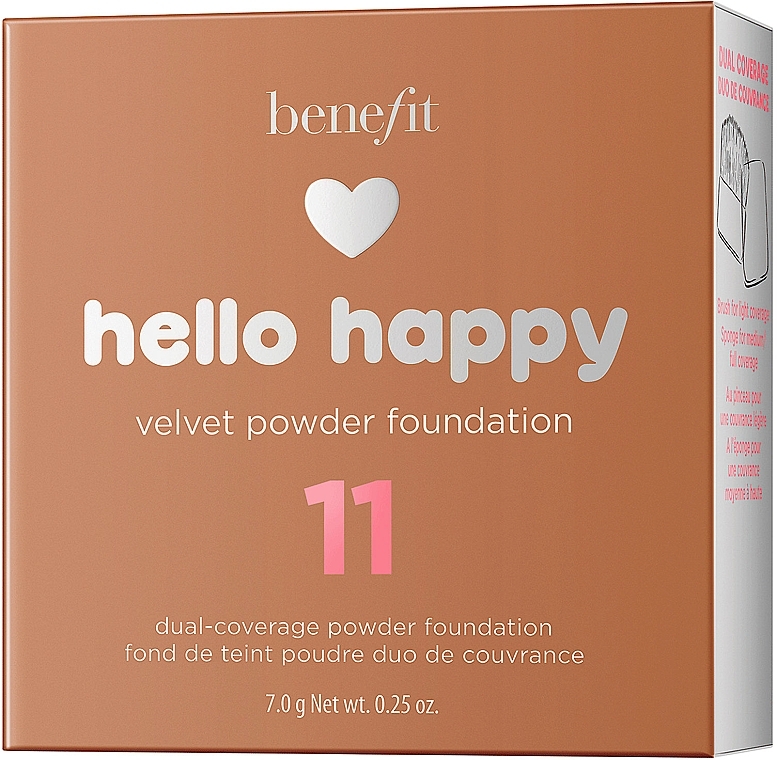 Powder Foundation - Benefit Hello Happy Velvet Powder Foundation — photo N13