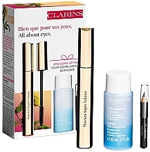 Fragrances, Perfumes, Cosmetics Clarins All For Your Eyes Gift Set (mascara/8 ml + remover/30 ml + eye/pencil/0.39 g) - Set