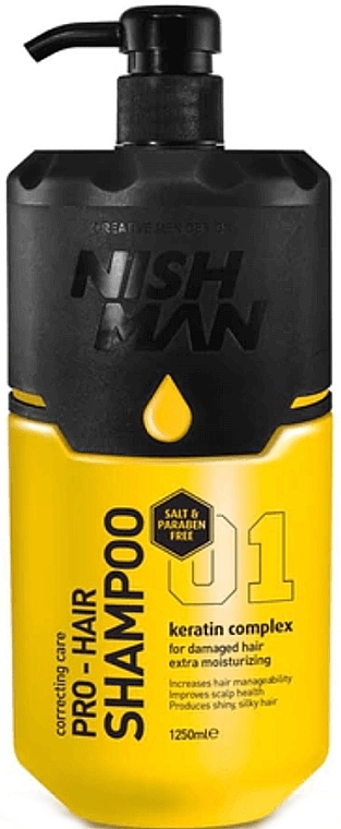 Shampoo - Nishman Pro-Hair Shampoo — photo N1