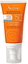 Fragrances, Perfumes, Cosmetics Mattifying Sunscreen Fluid - Avene Eau Thermale Solar Aqua-Fluid Ultra-Mat SPF50