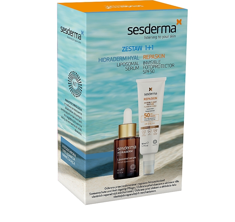 Set - Sesderma Repaskin Set (b/ser/30ml + b/fluid/50ml) — photo N5