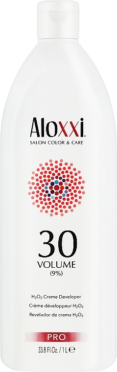 Oxidizing Cream, 9% - Aloxxi 30Volume Creme Developer — photo N1