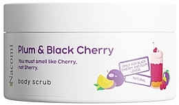 Fragrances, Perfumes, Cosmetics Plum & Black Cherry Body Scrub - Nacomi Plum And Black Cherry Body Scrub