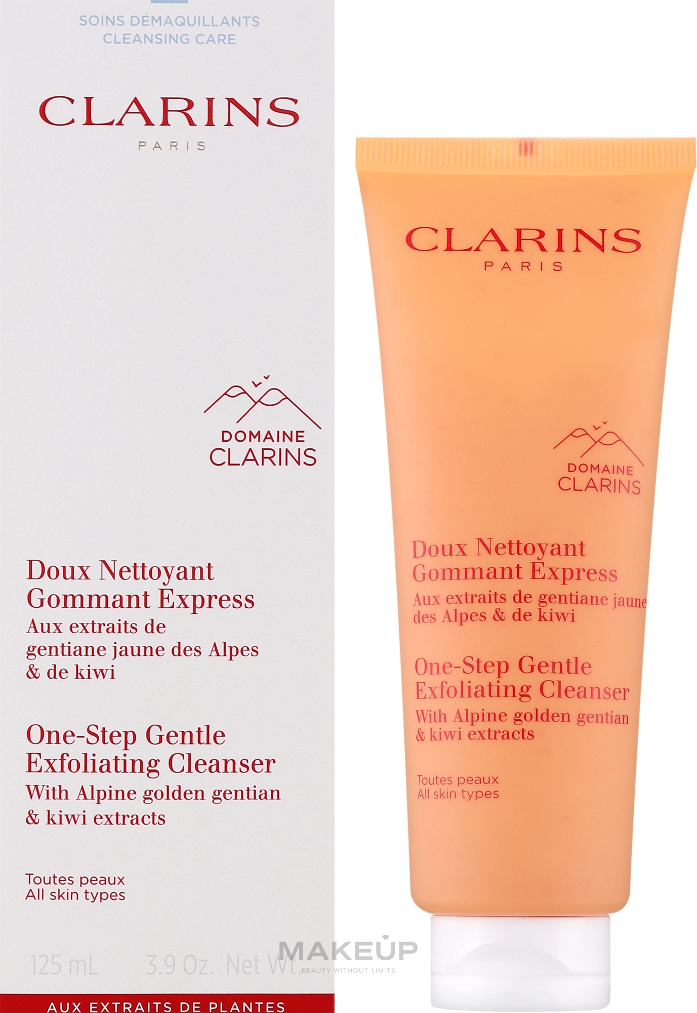 Face Scrub with Plant Extracts & Kiwi - Clarins Domaine Clarins One-Step Gentle Exfoliating Cleanser — photo 125 ml