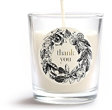 Thank You Scented Candle in Glass - Flagolie Celebration Collection — photo N1