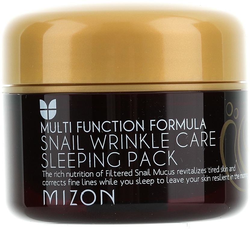 Anti-Wrinkle Strengthening Night Mask - Mizon Snail Wrinkle Care Sleeping Pack — photo N1