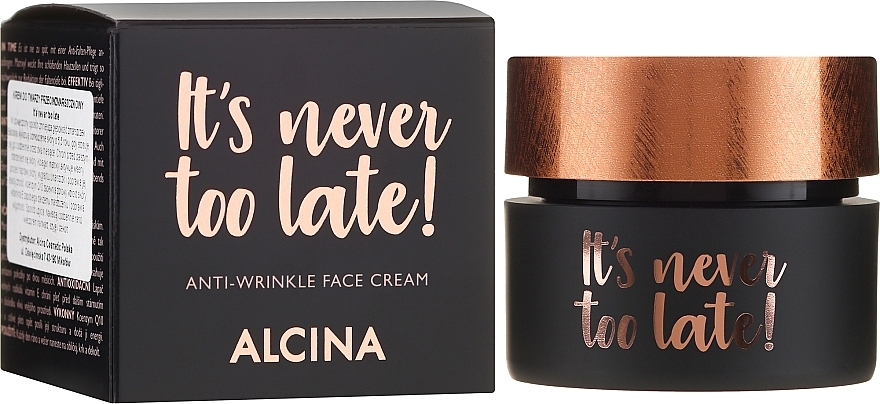 Anti-Wrinkle Face Cream - Alcina It's Never Too Late Cream — photo N1