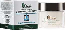 Fragrances, Perfumes, Cosmetics Green Tea Extract Cream "24 Hours of Moisturizing" - Ava Laboratorium Green Tea Intensively Moisturizing Cream