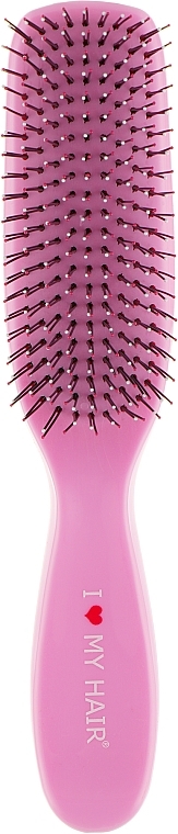 Kids Spider Hair Brush, 1501, pink, glossy M - I Love My Hair — photo N1