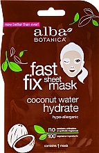 Fragrances, Perfumes, Cosmetics Moisturizing Coconut Face Mask - Alba Botanica Fast Fix Coconut Hydrate Sheet Mask