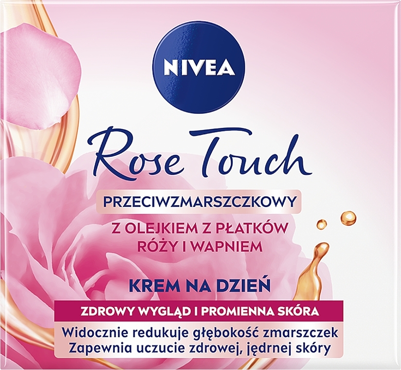 Anti-Wrinkle Cream - Nivea Rose Touch Day Cream — photo N1